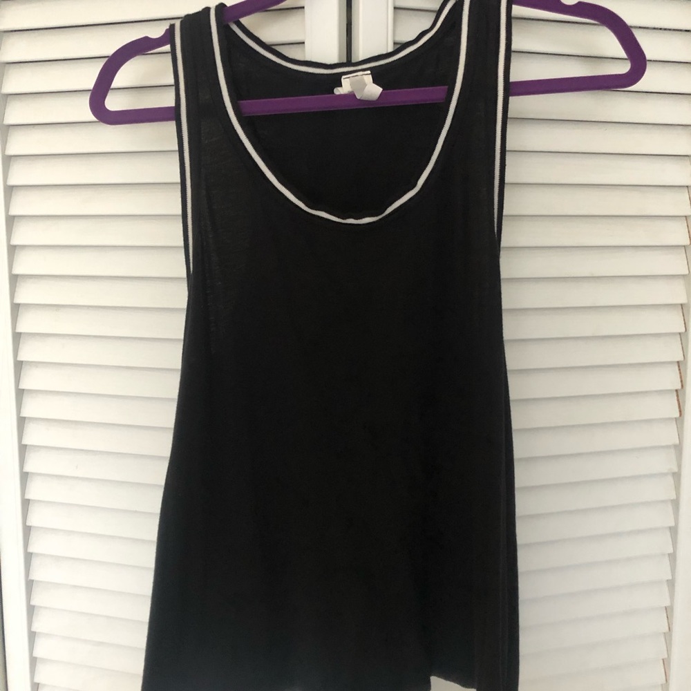Black tank top